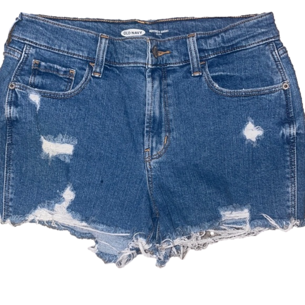 Old Navy High Rise Distressed Denim Cutoff Shorts Women's Size 4